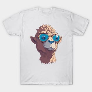 Camel Animal Face Design Art Shirt T-Shirt